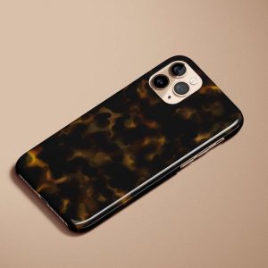 Tortoise Shell iPhone 14 Personalized Boho Case